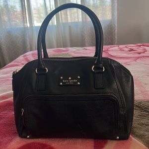 Kate Spade Pebbled Leather Double Handle satchel handbag tote